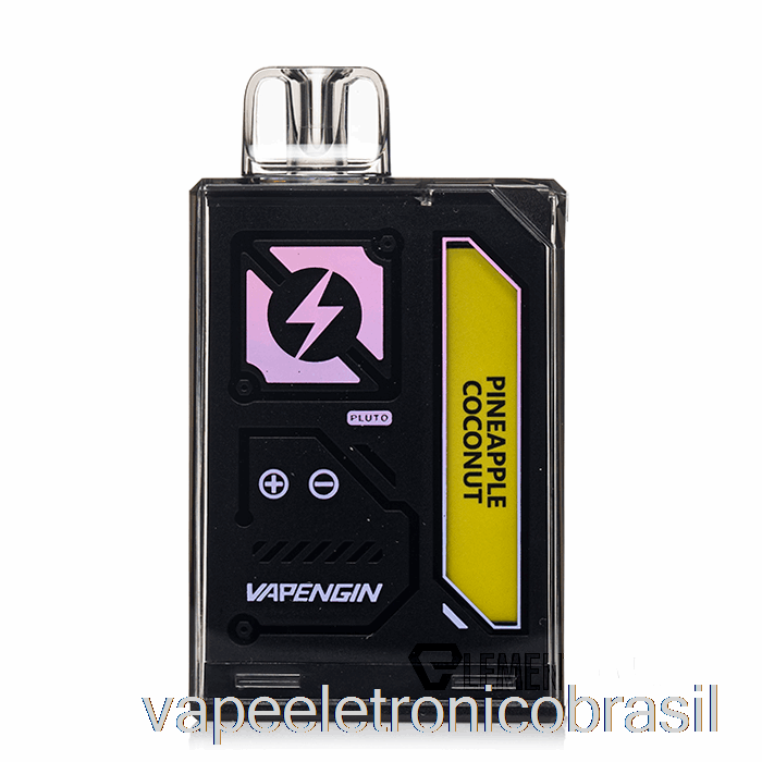 Vape Recarregável Vapengin Pluto 7500 Abacaxi Descartável Coco